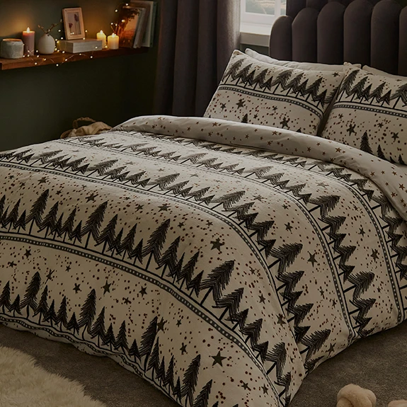 Nordic Christmas Tree Duvet Cover Set