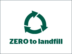 We're committed to zero to landfill