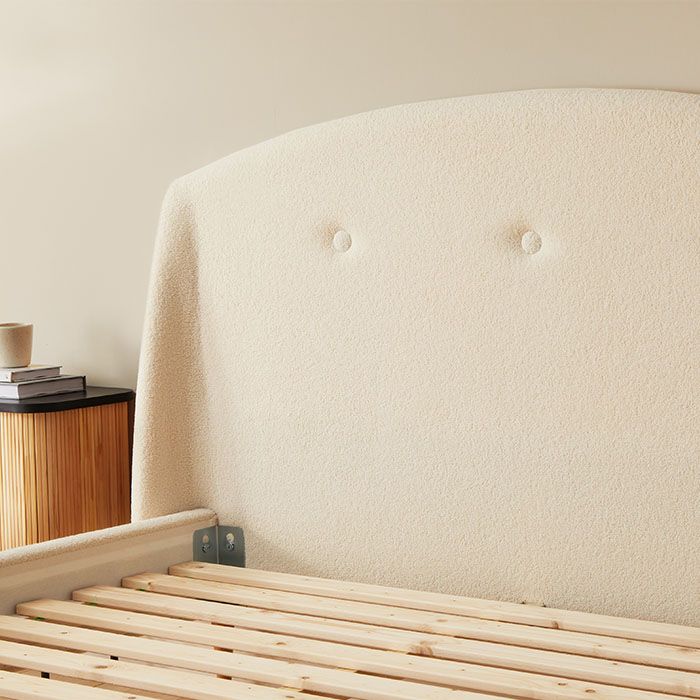 Evana Upholstered Bedframe head
