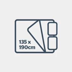 double mattress dimensions 135 x 190 cm