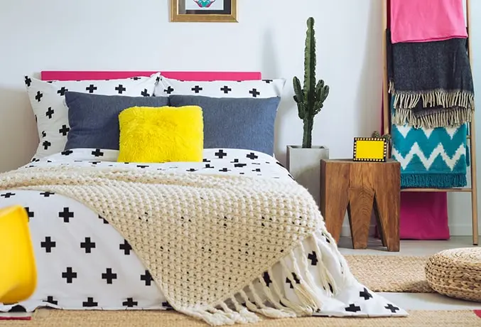 design advice for a maximalist bedroom