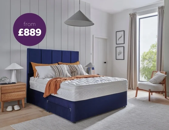 Premier Inn divan base and mattress, from £889