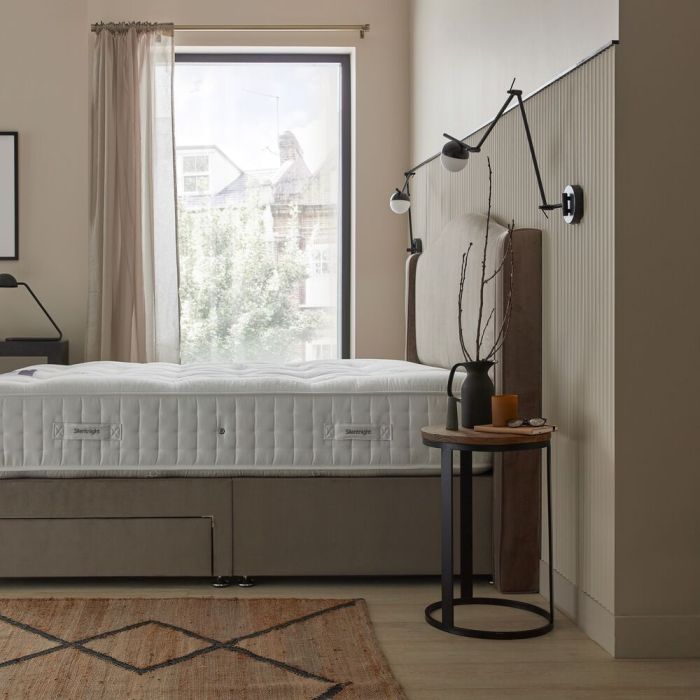 Silentnight Natural Pocket 1400 Mattress on divan bed