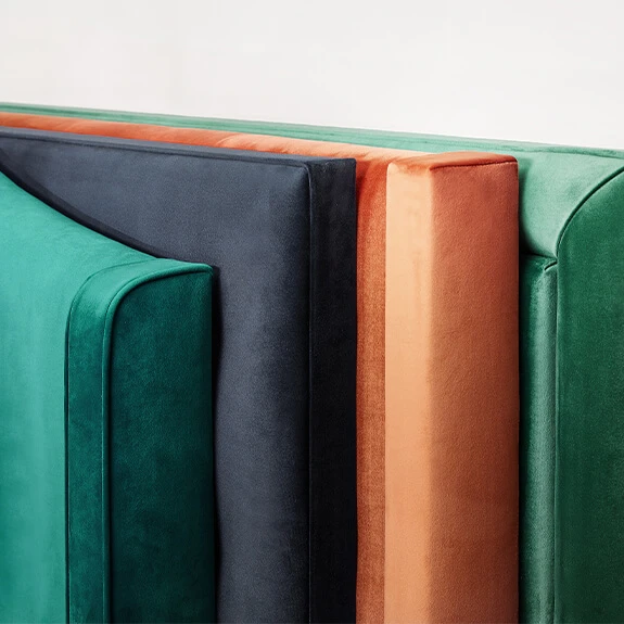 Collection of four headboards 